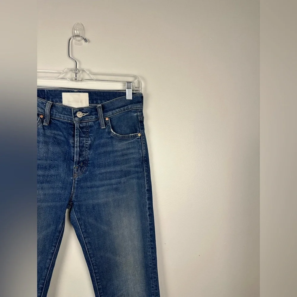 Mother The Scrapper Ankle High Rise Jeans Women’s Sz 25 - Picture 5 of 13
